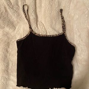 cropped cheetah tank.